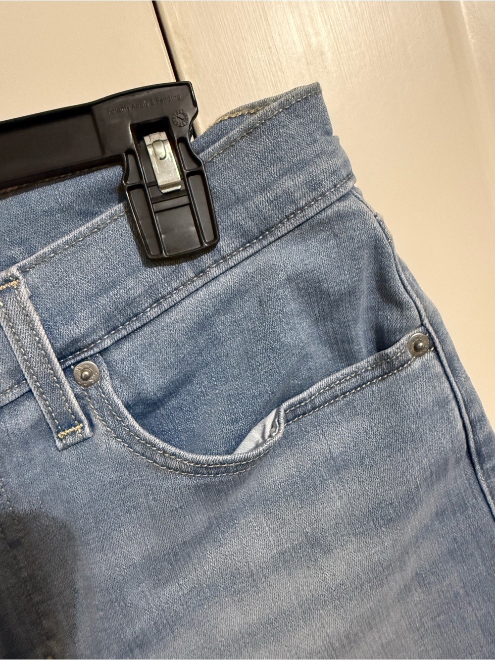 Levi's Light Blue Denim Jean Shorts - Picture 4 of 6